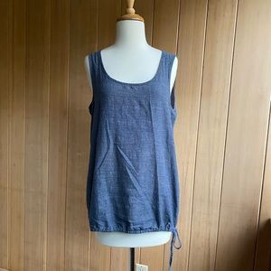 Blue Size Medium Bridge & Burn Sleeveless Blouse
